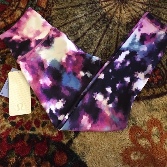 NWT Lululemon High Times Leggings Blooming Pixie Tights High Rise Rare - Picture 2 of 8